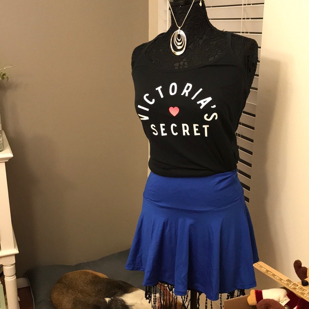 Capella Appearel Blue Skirt Girls Size Medium, good condition
